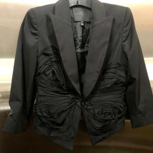 Robert Rodriguez Blazer with Structured Ruffles